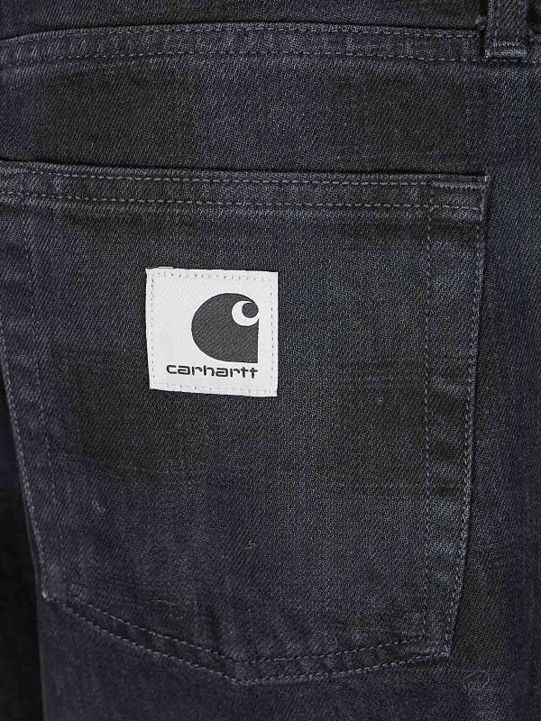 The Best Shops CARHARTT: ストレートジーンズ - ストレートジーンズ - 黒