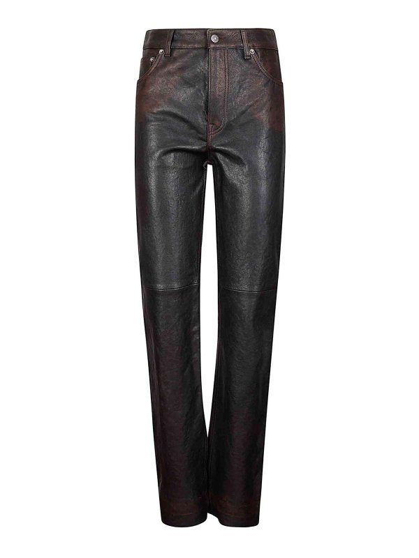 GOLDEN GOOSE: カジュアルトラウザー - カジュアルパンツ - ベージュ