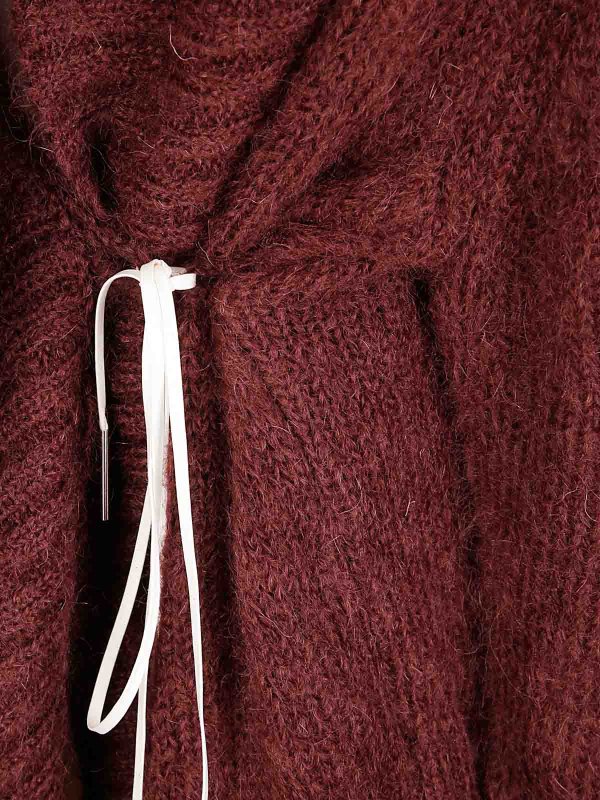 The Best Shops DRIES VAN NOTEN: カーディガン - カーディガン - ダークレッド