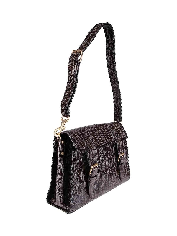 DRIES VAN NOTEN: クロスボディバッグ online - クロスボディバッグ - グレイッシュブラウン