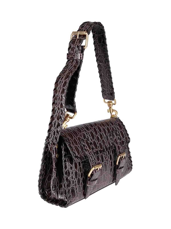 DRIES VAN NOTEN: クロスボディバッグ online - クロスボディバッグ - グレイッシュブラウン