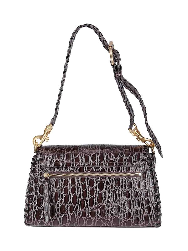 The Best Shops DRIES VAN NOTEN: クロスボディバッグ - クロスボディバッグ - グレイッシュブラウン