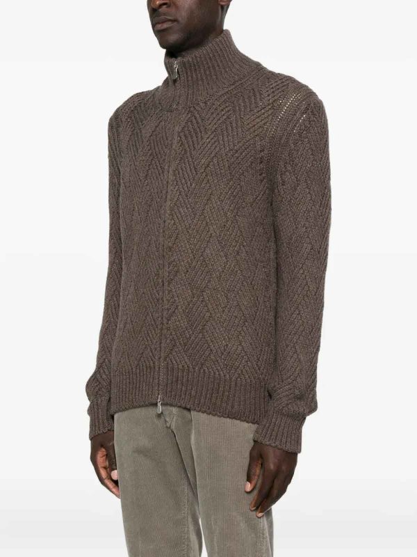 The Best Shops BARBA NAPOLI: カーディガン - カーディガン - ダークブラウン