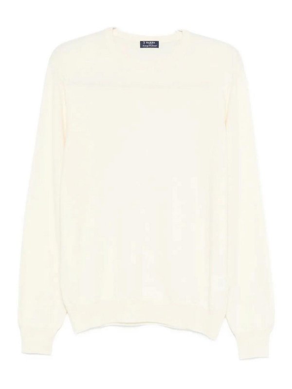 BARBA NAPOLI: クルーネック - クルーネック - 白