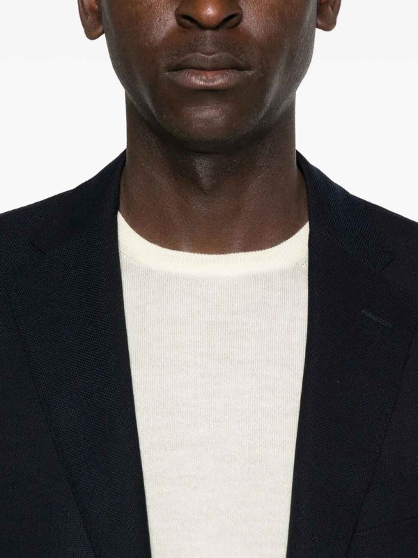 クルーネック - 白 shop online: BARBA NAPOLI