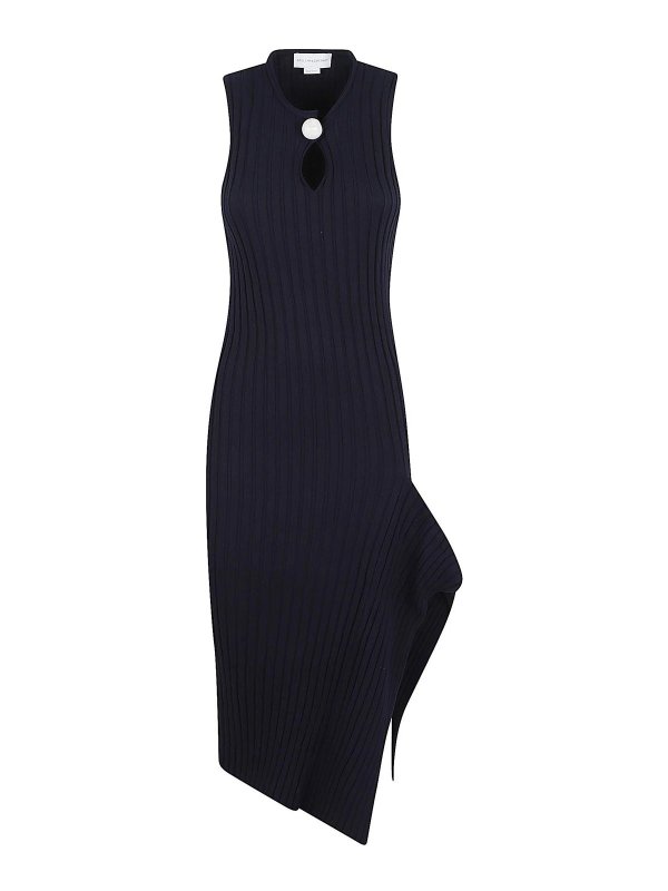 STELLA McCARTNEY: ニーレングススカート＆ミディ丈 - 膝丈/ミディスカート - ブルー