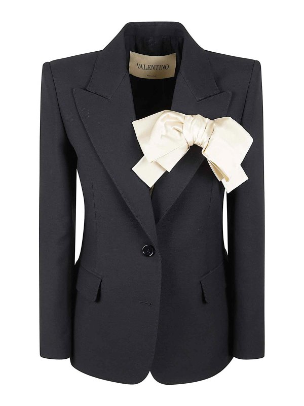 VALENTINO GARAVANI: giacche blazer - Giacca | Solido | Crpe Couture