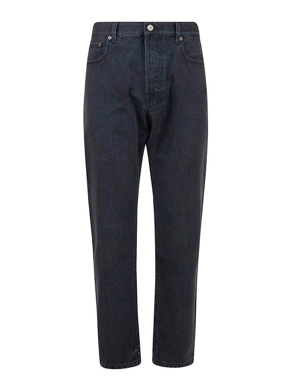 VALENTINO GARAVANI: Jeans à jambe droite - Jean Droit - Noir