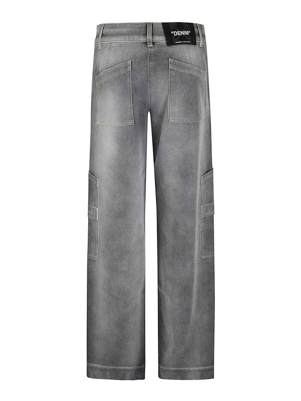 The Best Shops OFF-WHITE: Jeans Rectos - Vaqueros Rectos - Negro