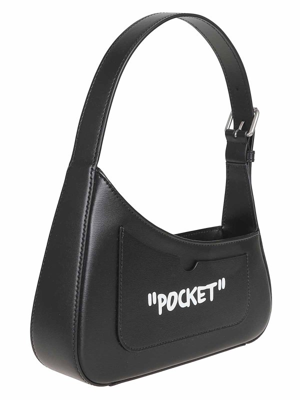 The Best Shops OFF-WHITE: ショルダーバッグ - ショルダーバッグ - 黒