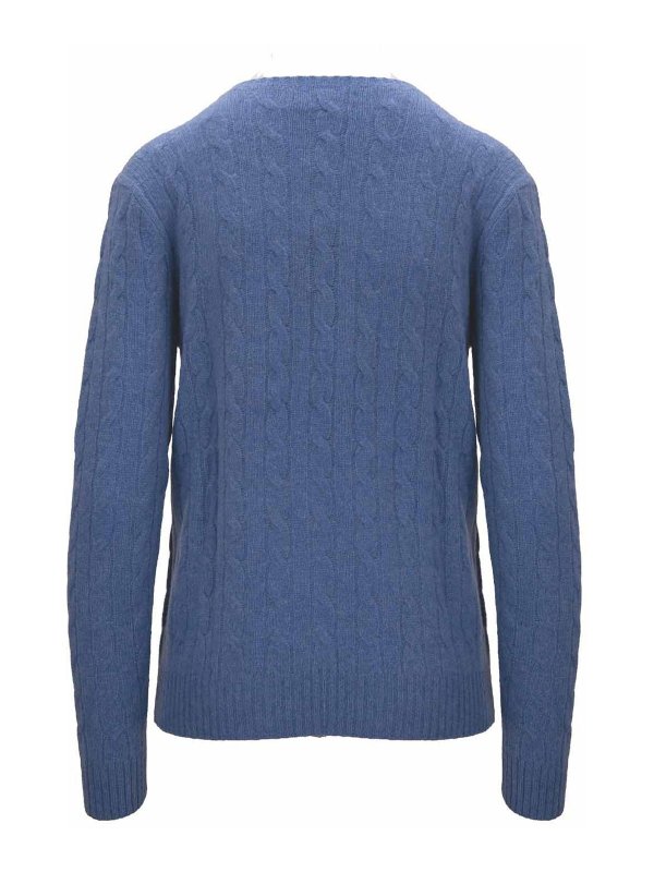 POLO RALPH LAUREN: Pull col rond online - Pull Col Rond - Bleu