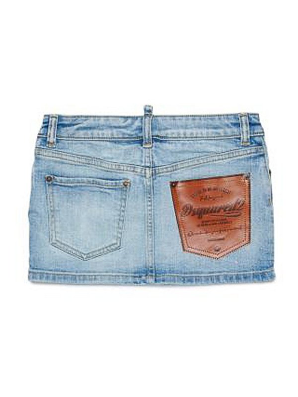 DSQUARED2: Minifaldas online - Minifalda - Azul