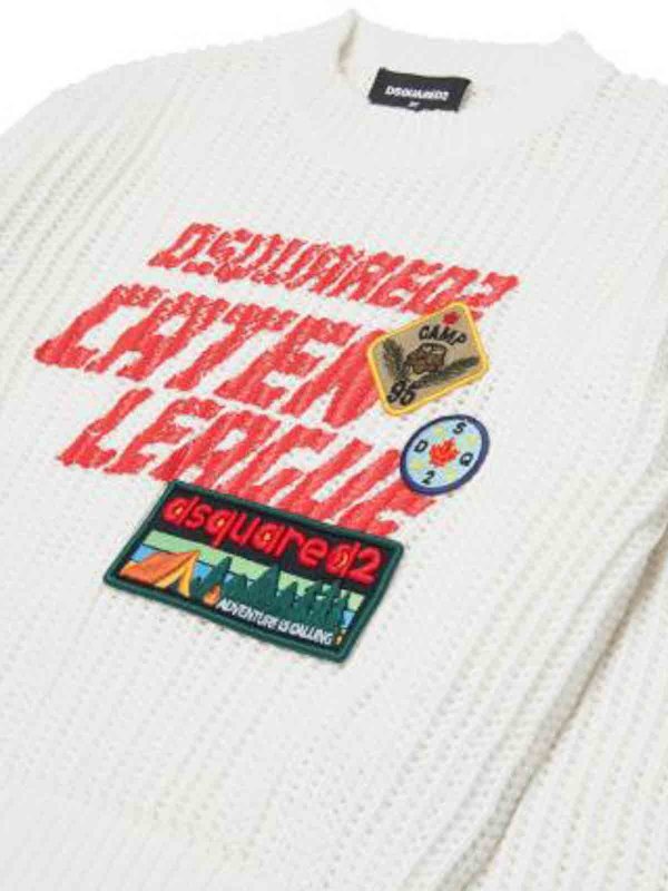 The Best Shops DSQUARED2: crew necks - Pullover with Applications