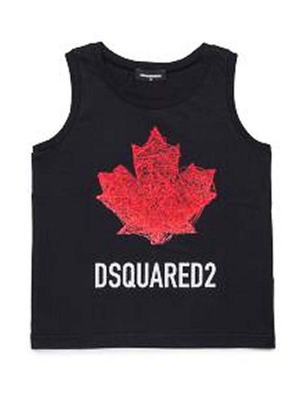 DSQUARED2: Tops und Tank Tops - Top - Schwarz