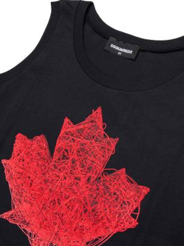 The Best Shops DSQUARED2: Tops und Tank Tops - Top - Schwarz