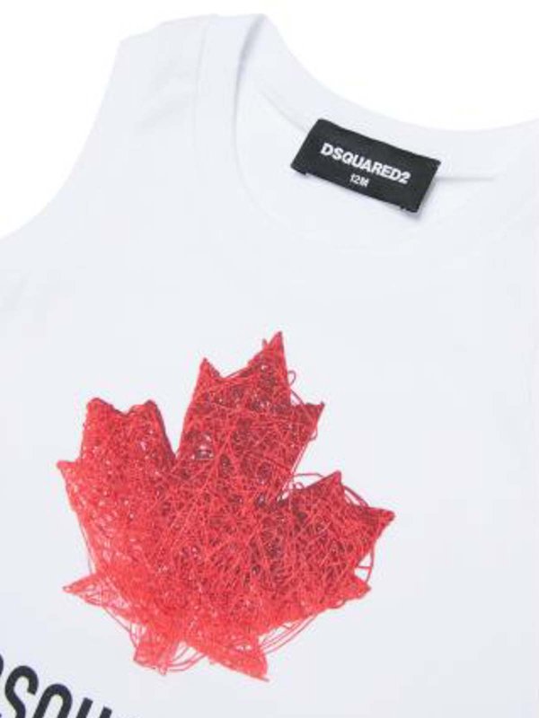 The Best Shops DSQUARED2: Tops & Débardeurs - Top - Blanc