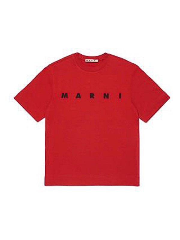 Marni: T-shirts - T-Shirt - Rot