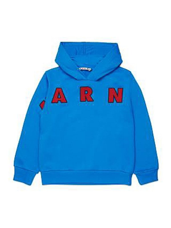 Marni: Sweatshirts und Pullover - Sweatshirt - Blau