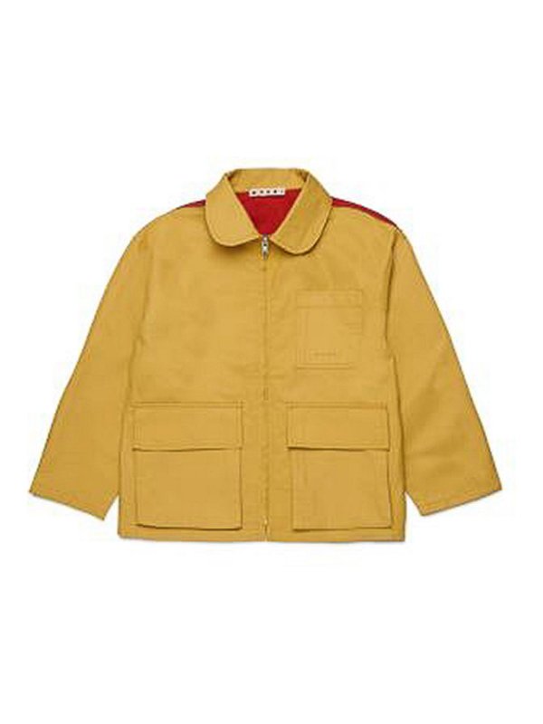 Marni: bombers - Bomber Jacket With Zip