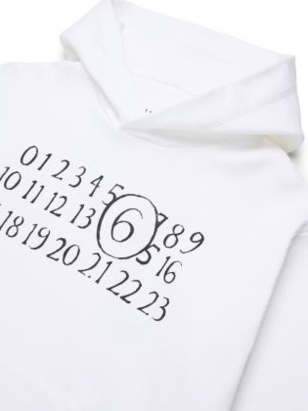 The Best Shops MM6 MAISON MARGIELA: スウェット＆セーター - スウェットシャツ/セーター - 白