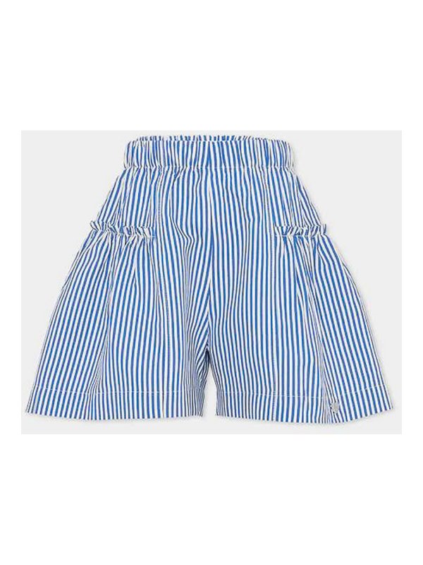 MONNALISA: トラウザーショーツ - ショートパンツ - ブルー