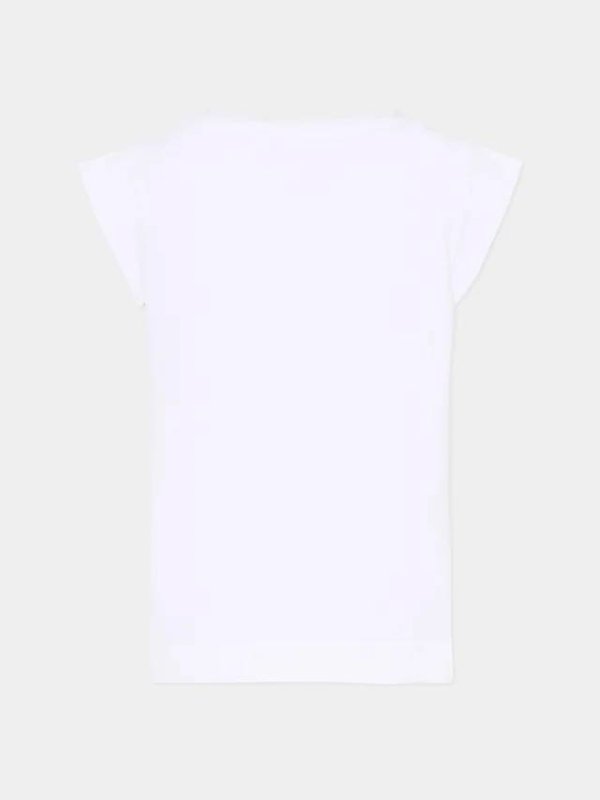 MONNALISA: t-shirts online - T-Shirt With Rhinestones