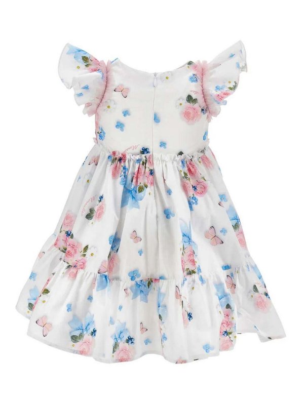 MONNALISA: ニーレングススカート＆ミディ丈 - 膝丈/ミディスカート - 白