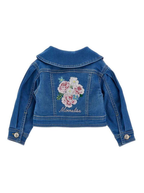 MONNALISA: casual jackets online - Jacket With Embroidery