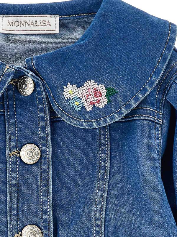 The Best Shops MONNALISA: casual jackets - Jacket With Embroidery
