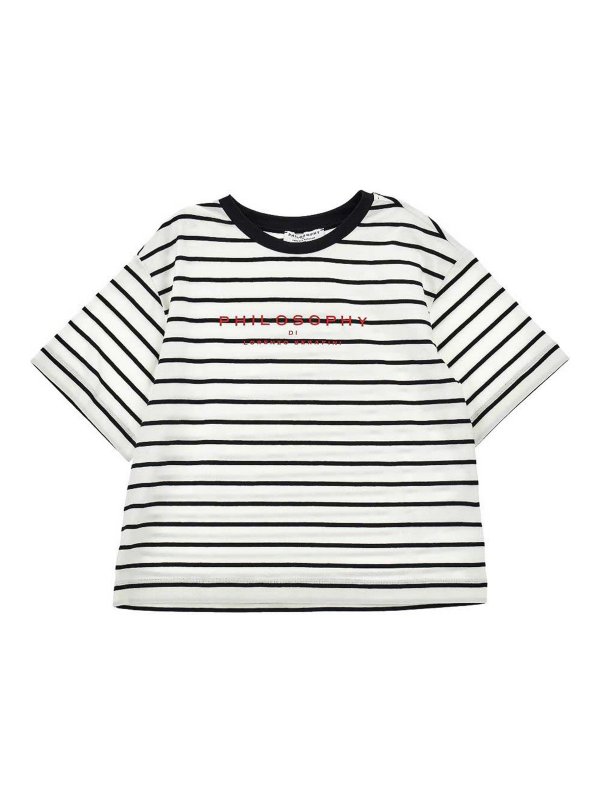 Philosophy di Lorenzo Serafini: t-shirts - Striped T-Shirt