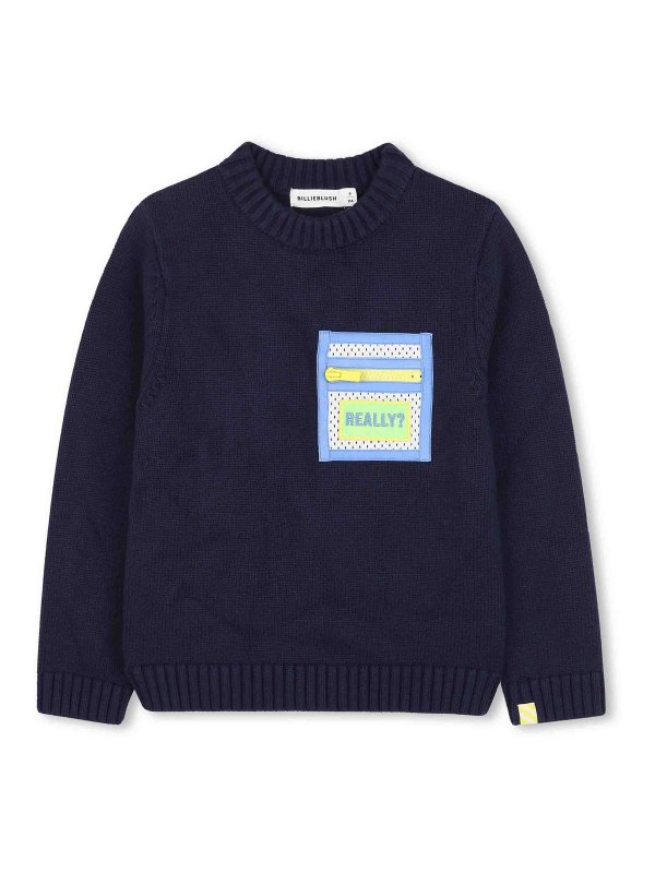 BILLIEBLUSH: クルーネック - クルーネック - ブルー