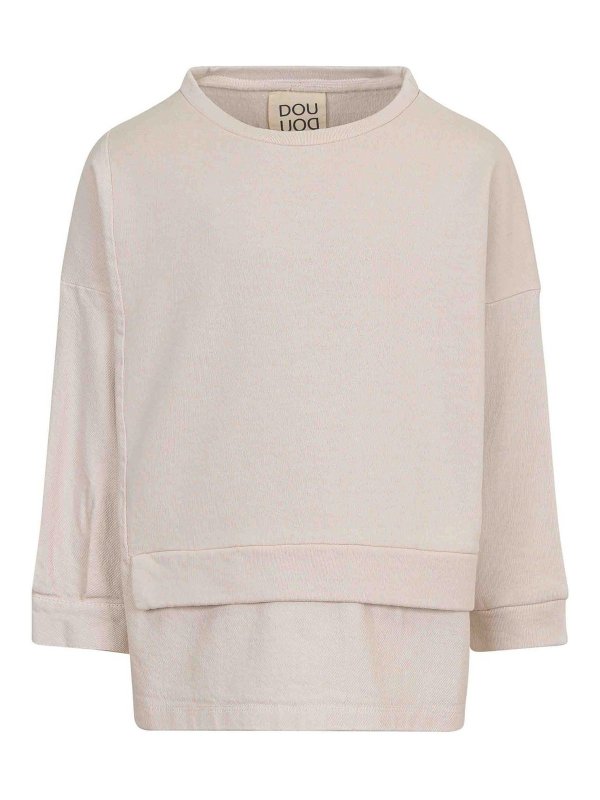 DOUUOD: Sudaderas y suéteres - Sudadera - Beis