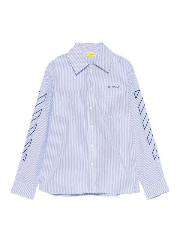 OFF-WHITE: Hemden - Hemd - Blau
