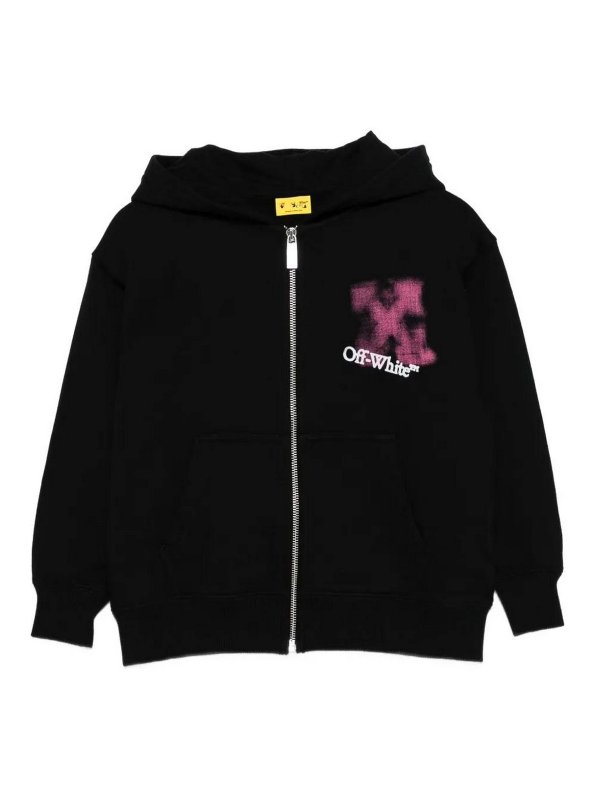 OFF-WHITE: スウェット＆セーター - スウェットシャツ/セーター - 黒