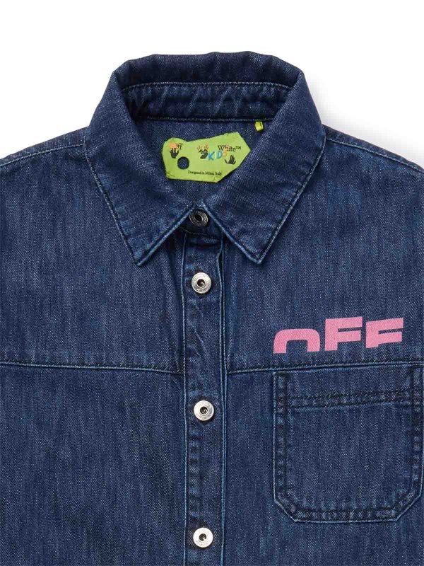 The Best Shops OFF-WHITE: knee length dresses - Dress With Logo