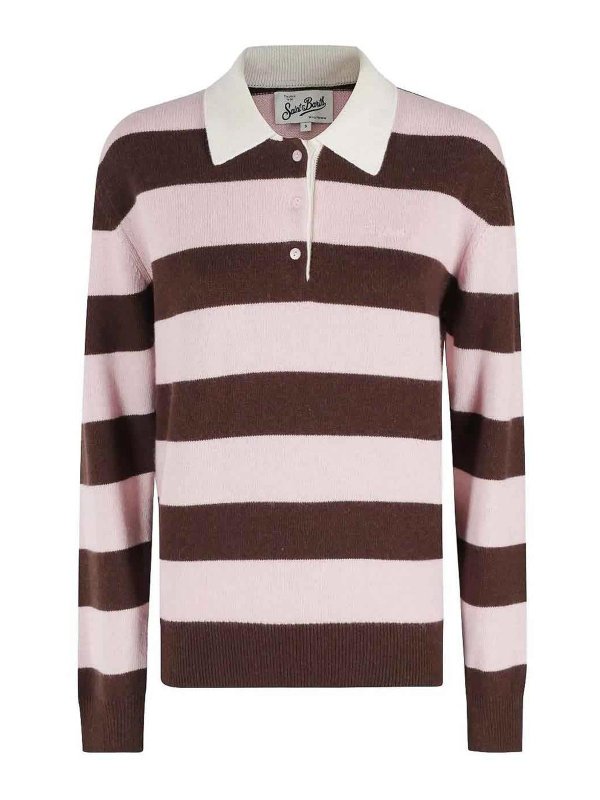 MC2 SAINT BARTH: ポロシャツ - ポロシャツ - ブラウン