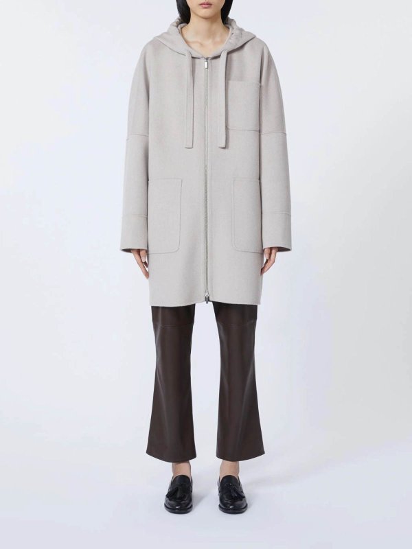 S MAX MARA: ニーレングスコート online - 膝丈コート - ベージュ