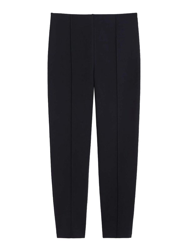 Max Mara: カジュアルトラウザー - カジュアルパンツ - ブルー