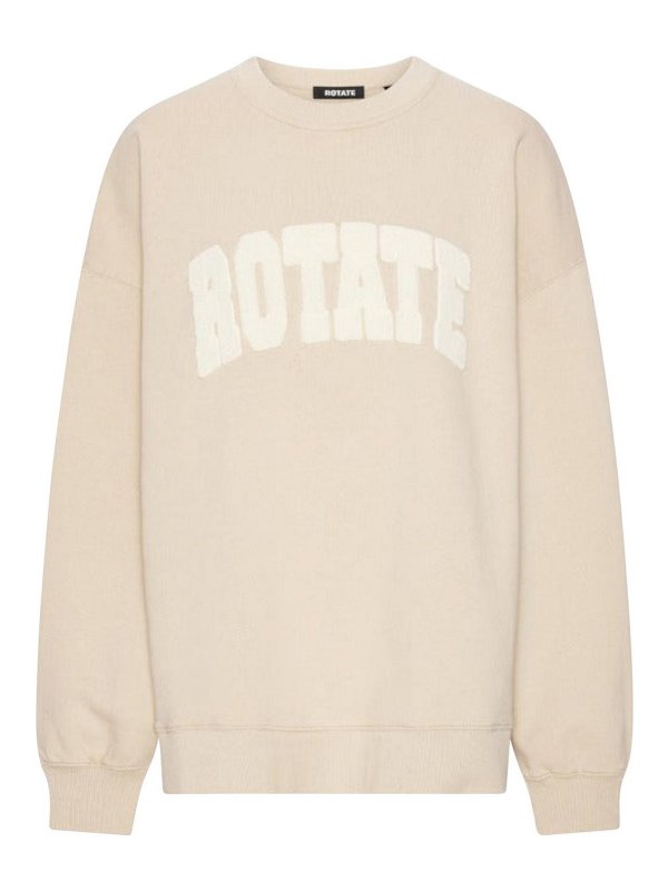 ROTATE Birger Christensen: スウェット＆セーター - スウェットシャツ/セーター - グレイッシュブラウン