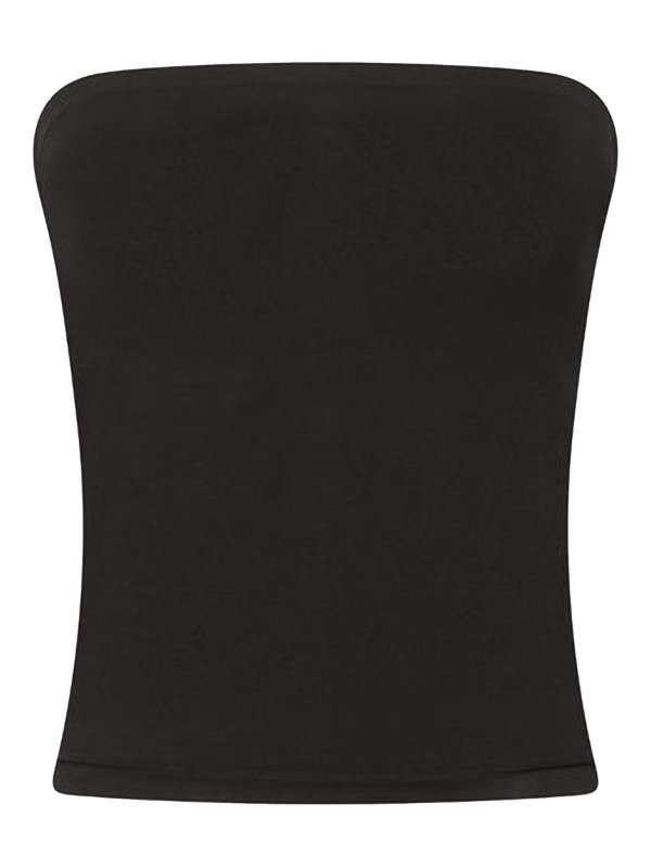 WOLFORD: トップス＆タンクトップ - トップ/タンクトップ - 黒