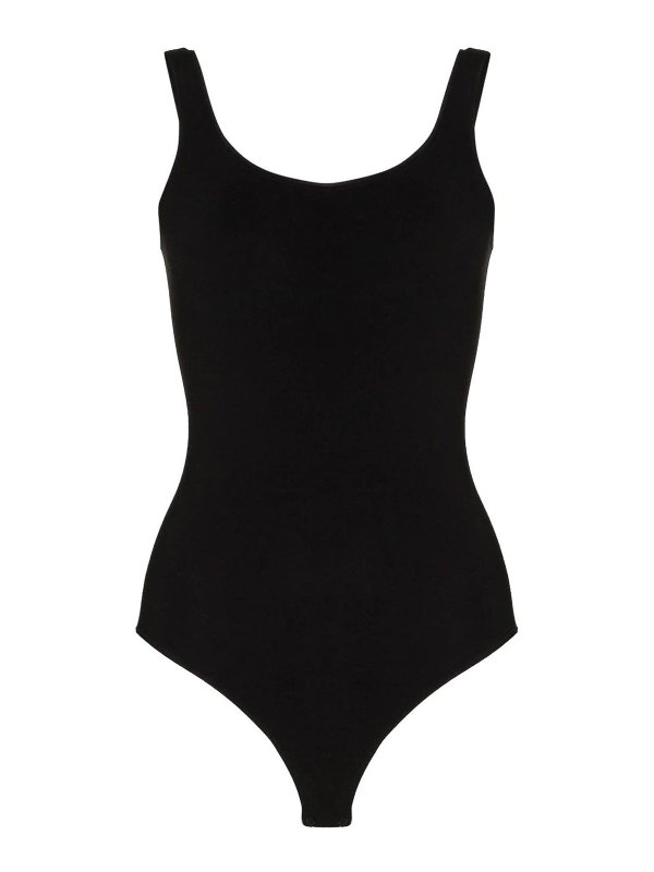 WOLFORD: トップス＆タンクトップ - トップ/タンクトップ - 黒