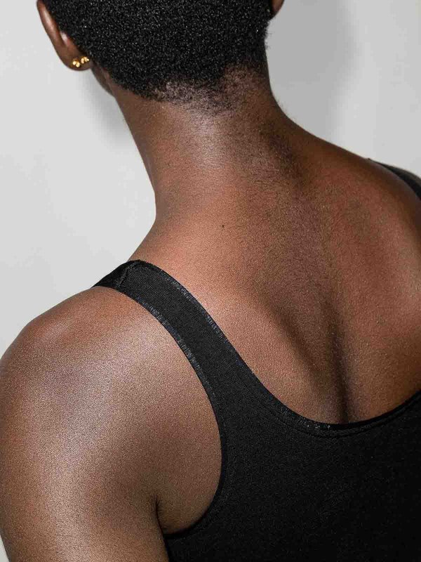 トップ/タンクトップ - 黒 shop online: WOLFORD