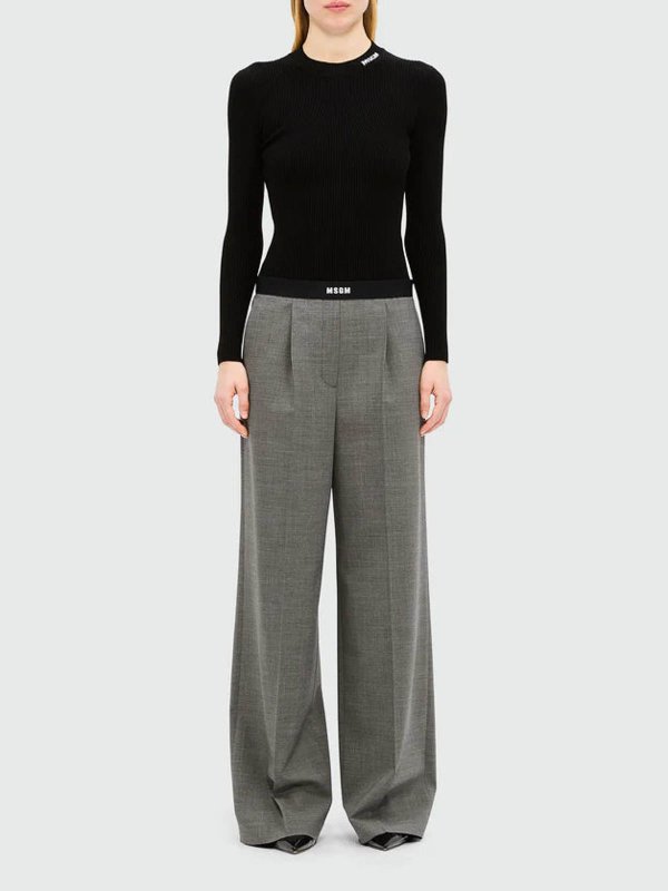 m.s.g.m.: Pantalons casual online - Pantalons Décontractés - Gris