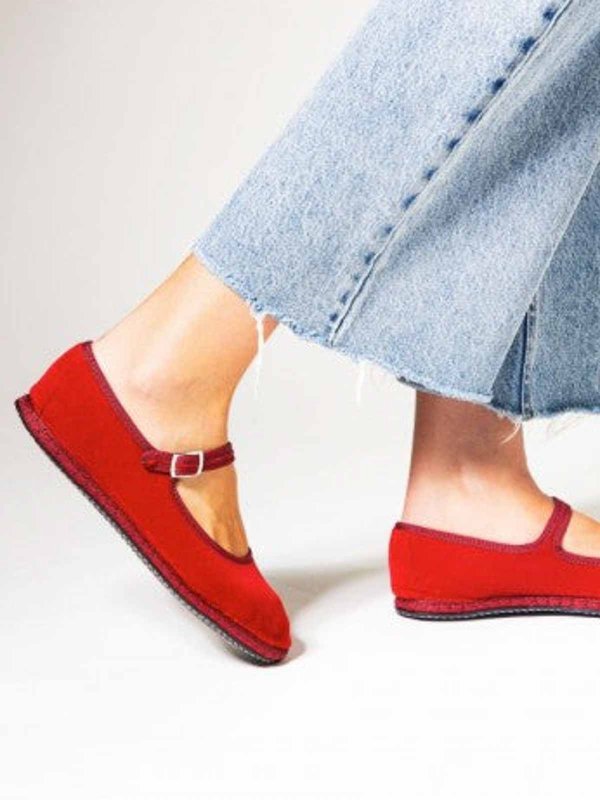 The Best Shops DROGHERIA CRIVELLINI: フラットシューズ - フラットシューズ - 赤