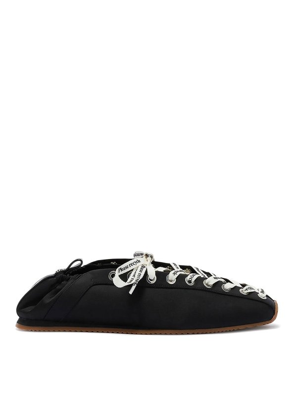 GANNI: flat shoes - Sporty Ballerina In Black