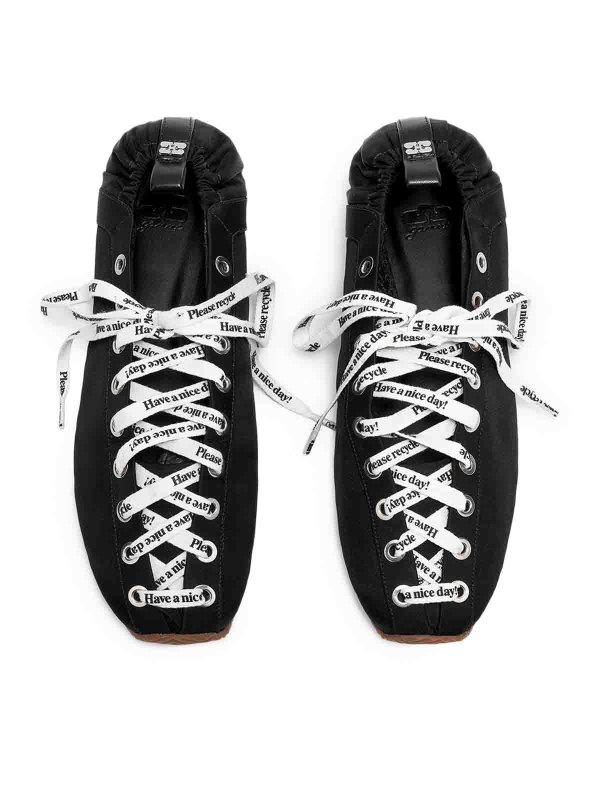 The Best Shops GANNI: flat shoes - Sporty Ballerina In Black