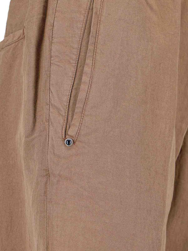 カジュアルパンツ - ブラウン shop online: WHITE SAND