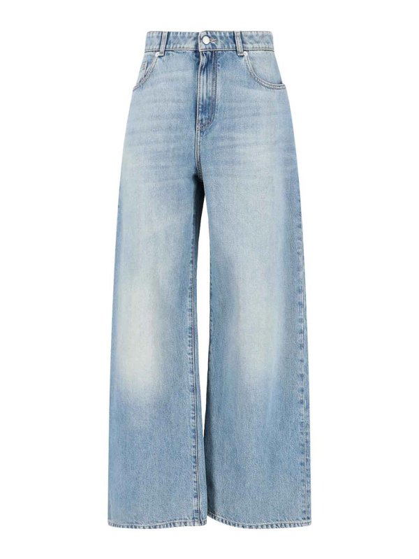 ALEXANDER MCQUEEN: Jeans Rectos - Vaqueros Rectos - Azul