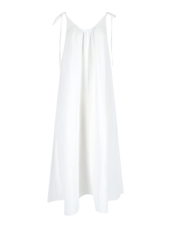 ANINE BING: ニーレングスドレス - 膝丈ドレス - 白