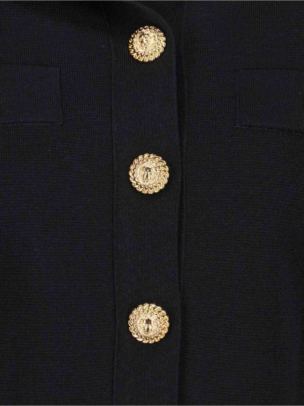 Balmain buy online Rundhalspullover - Schwarz